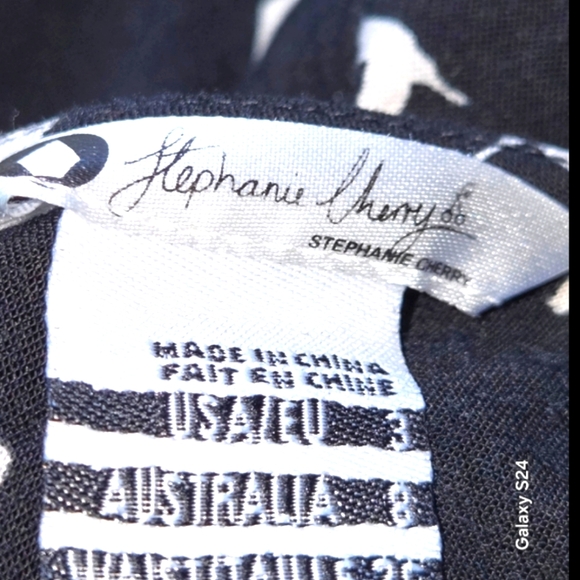 VOLCOM BY STEPHANIE CHERRY JUNIORS BLACK AND WHITE BIRDS PRINT MINI SUMMER SZ 3 - Picture 9 of 14